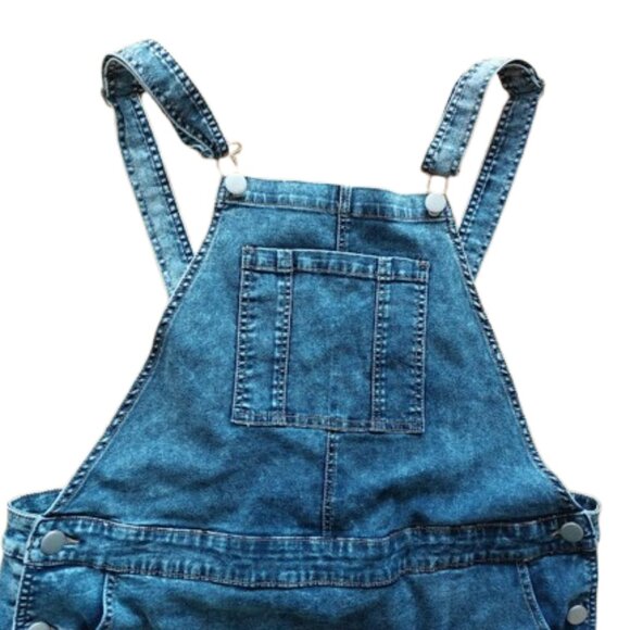 MATERNITY Blue Denim Short Jumper Size XXL - Picture 2 of 7